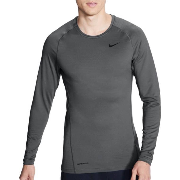 ナイキ メンズ Nike Men's Pro Warm Long Sleeve Shirt Tシャツ 長袖 ロンT IRON GREY/BLACK :CU6740-IRONGREYBLACK:バッシュ troisHOMME - 通販 - Yahoo!ショッピング