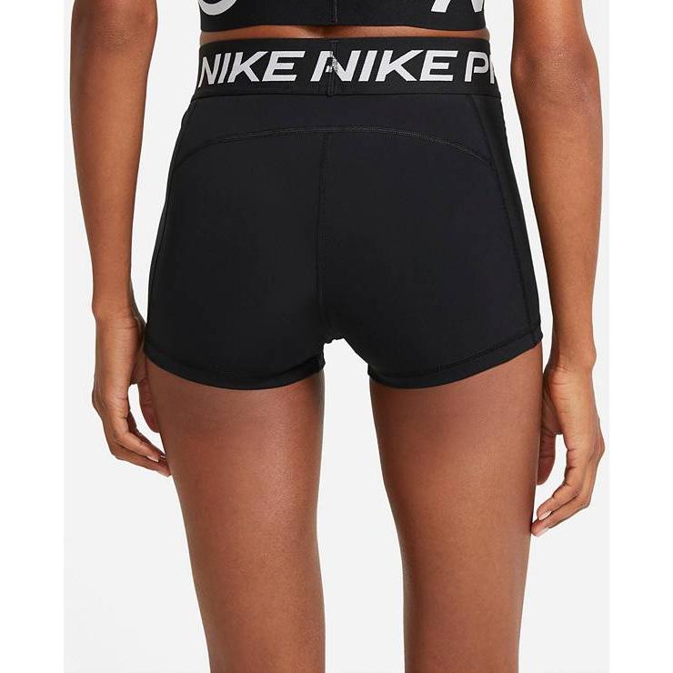 ナイキ レディース ショーツ Nike Women's Pro 3” Shorts フィットネス トレーニングウェア BLACK｜troishomme｜03