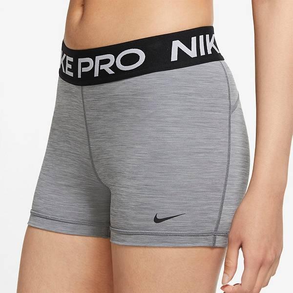 ナイキ レディース ショーツ Nike Women's Pro 3” Shorts フィットネス トレーニングウェア SMOKE GREY｜troishomme｜03