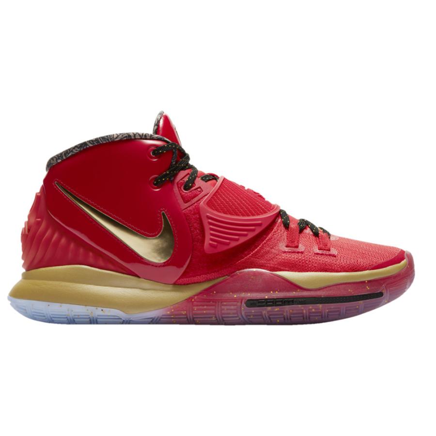 kyrie 6 red and gold