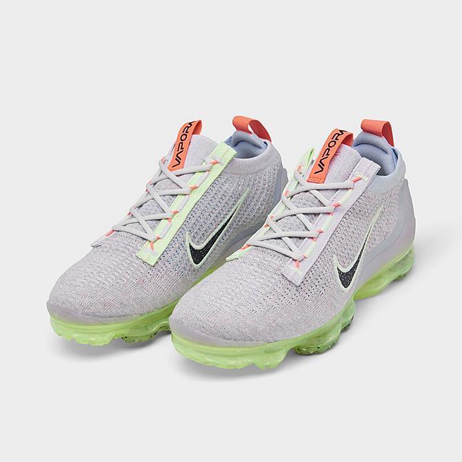 ナイキ レディース スニーカー Women's Nike Air Vapormax 2021 Flyknit Running Shoes - Light Bone/Black/Lime Ice/Ghost - Venice/Bright Mango｜troishomme｜02
