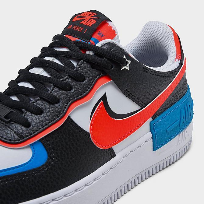 ナイキ レディース Nike Air Force 1 Shadow Shooting Star スニーカー Black/Bright Crimson/Laser Blue/White｜troishomme｜03