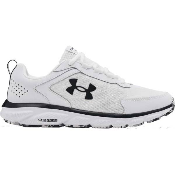 アンダーアーマー メンズ ランニングシューズ Under スパイク Armour アパレル ランニングシューズ Men S Charged Assert 9 White Black Shoes アパレル Di 108 Running Troishomme バッシュ 買取