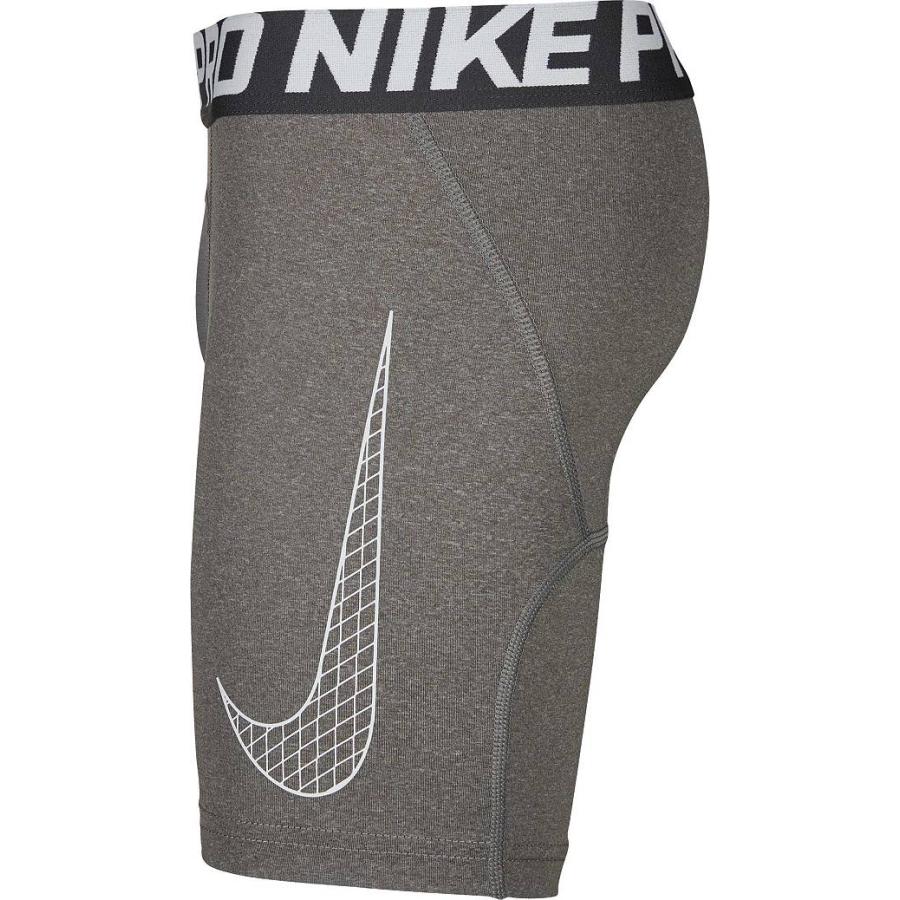 ナイキ キッズ ショートパンツ Nike Pro Boys' Dri-FIT Core Compression Shorts - Carbon Heather｜troishomme｜03