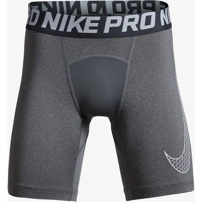 ナイキ キッズ ショートパンツ Nike Pro Boys' Dri-FIT Core Compression Shorts - Carbon Heather｜troishomme｜04