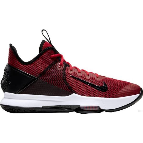 供え ナイキ メンズ レブロン ウィットネス４ Nike Lebron Witness 4 バッシュ Gym Red Black Sooperchef Pk
