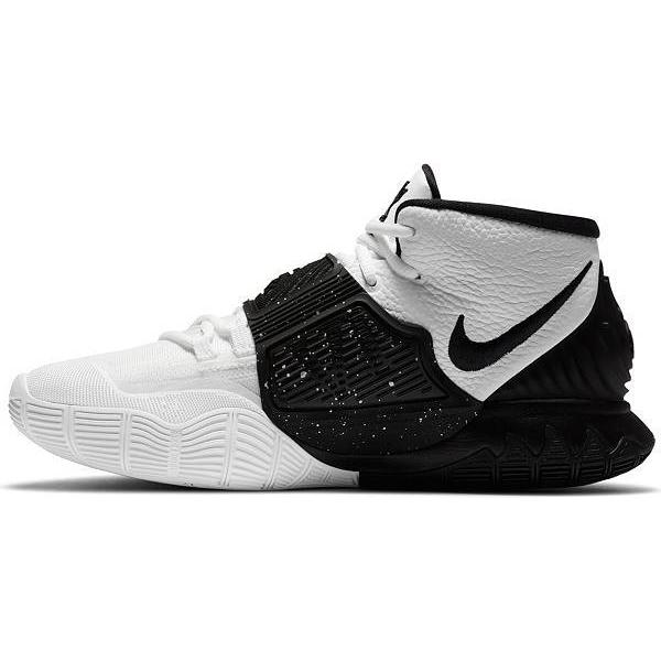 kyrie 6 white and black