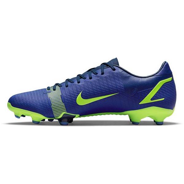 ナイキ メンズ マーキュリアル ヴェイパー１４ サッカー スパイク Nike Mercurial Vapor 14 Academy FG Soccer Cleats - Blue/Volt｜troishomme｜03