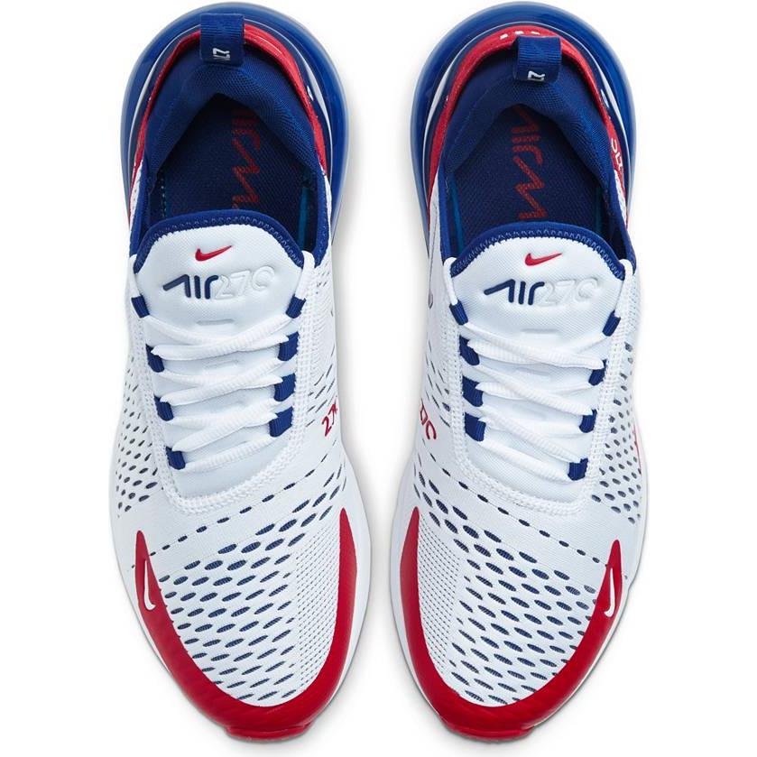 ナイキ メンズ エアマックス２７０ Nike Air Max 270 スニーカー White/University Red/Deep Royal｜troishomme｜04