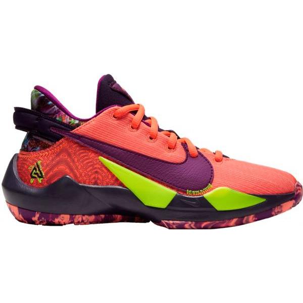 21年レディースファッション福袋 School Grade Kids Nike バッシュ キッズ ナイキ 送料無料 現在12 23より発送の目安 Zoom Mango Red Volt 2 Freak Tシャツ カットソー