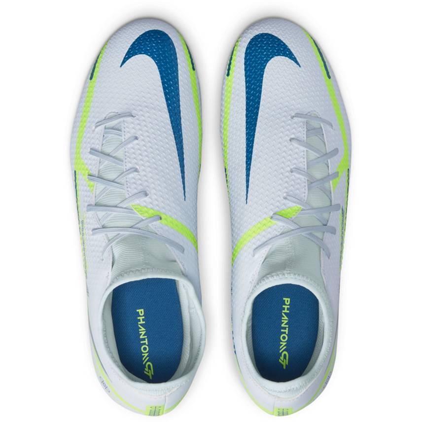 ナイキ メンズ ファントム GT２ サッカー スパイク Nike Phantom GT2 Academy Dynamic Fit FG Soccer Cleats - Grey/Blue｜troishomme｜04
