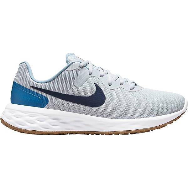 ナイキ メンズ ランニングシューズ Nike Men's Revolution 6 Next Nature Running Shoes - White/Pure Platinum/Blue｜troishomme｜02