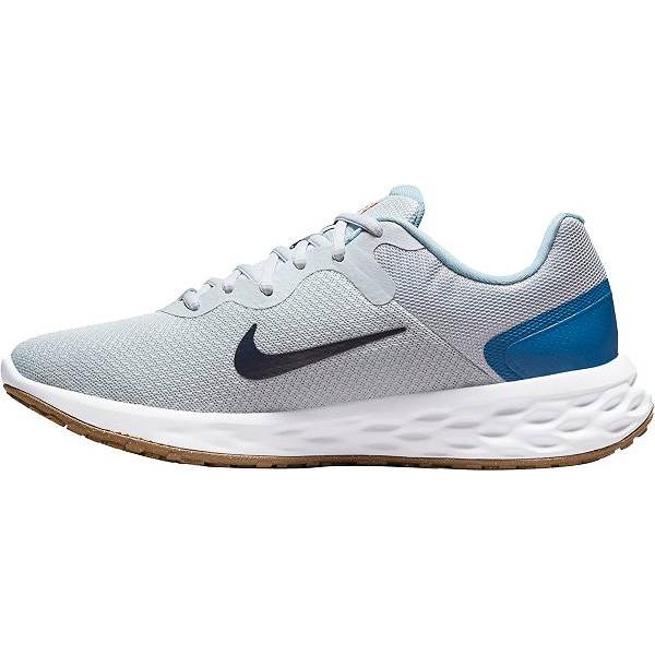 ナイキ メンズ ランニングシューズ Nike Men's Revolution 6 Next Nature Running Shoes - White/Pure Platinum/Blue｜troishomme｜04