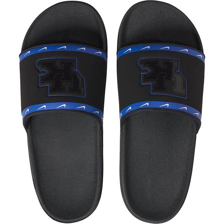 ナイキ メンズ サンダル Nike Men's Offcourt Kentucky Slides　- Black/Grey/Royal｜troishomme｜04