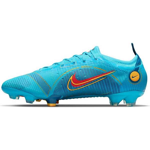 ナイキ メンズ マーキュリアル ヴェイパー１４ サッカー スパイク Nike Mercurial Vapor 14 Elite FG Soccer Cleats - Blue/Orange｜troishomme｜02