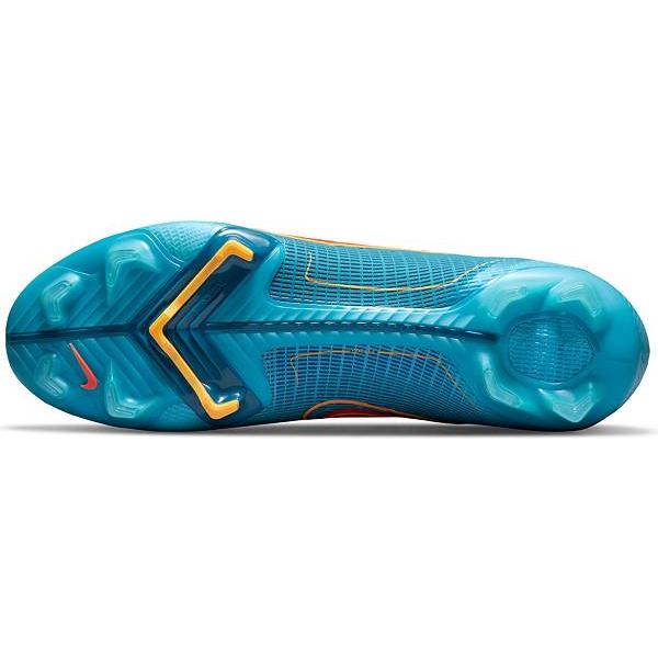 ナイキ メンズ マーキュリアル スーパーフライ８ サッカー スパイク Nike Mercurial Superfly 8 Elite FG Soccer Cleats - Blue/Orange｜troishomme｜02