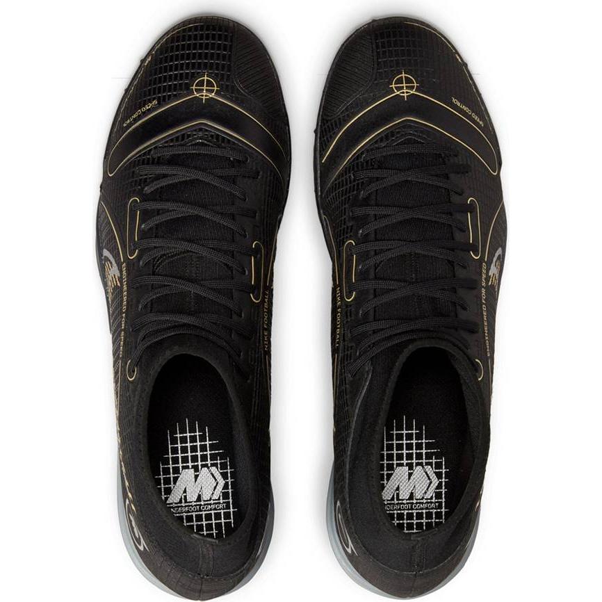 ナイキ メンズ マーキュリアル スーパーフライ８ サッカー トレーニングシューズ Nike Mercurial Superfly 8 Academy Turf Soccer Cleats - Black/Gold｜troishomme｜04