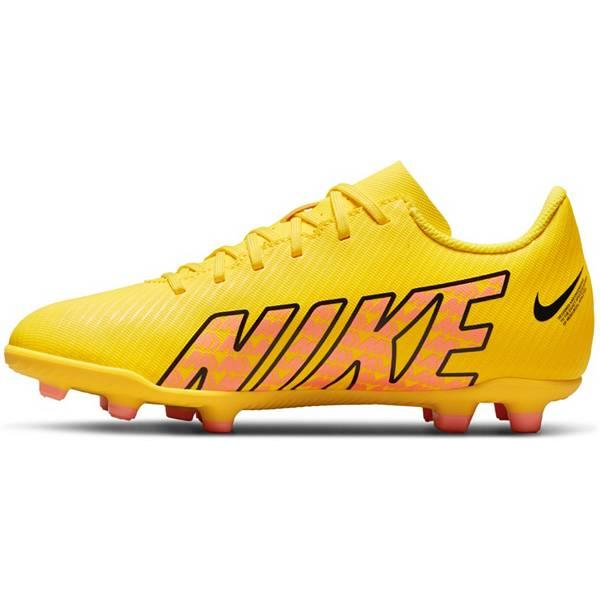 ナイキ キッズ ジュニア サッカー スパイク マーキュリアル ヴェイパー Nike Kids' Mercurial Vapor 15 Club FG Soccer Cleats - Yellow/Orange 黄色 イエロー｜troishomme｜03