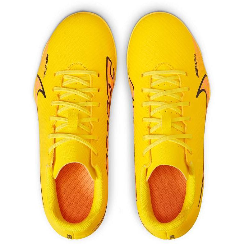 ナイキ キッズ ジュニア サッカー スパイク マーキュリアル ヴェイパー Nike Kids' Mercurial Vapor 15 Club FG Soccer Cleats - Yellow/Orange 黄色 イエロー｜troishomme｜04