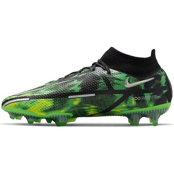 ナイキ メンズ ファントム GT２ サッカー スパイク Nike Phantom GT2 Elite Dynamic Fit Shock Wave FG Soccer Cleats - Black/Green｜troishomme｜03