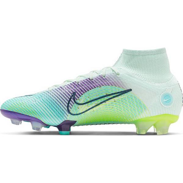 ナイキ メンズ マーキュリアル スーパーフライ８ サッカー スパイク Nike Mercurial Superfly 8 Elite MDS FG Soccer Cleats - Green/Purple｜troishomme｜03