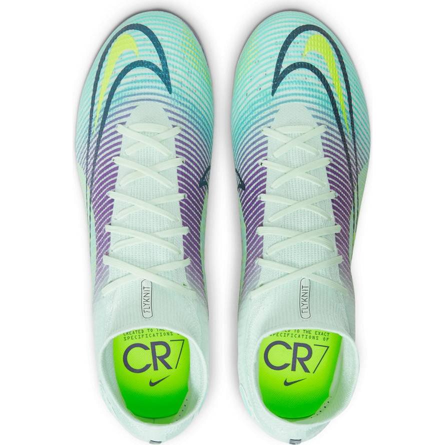 ナイキ メンズ マーキュリアル スーパーフライ８ サッカー スパイク Nike Mercurial Superfly 8 Elite MDS FG Soccer Cleats - Green/Purple｜troishomme｜04