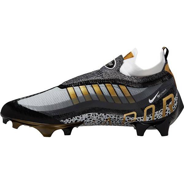 ナイキ メンズ ヴェイパーエッジエリート３６０ フライニット アメフト スパイク Nike Men's Vapor Edge Elite 360 Flyknit Football Cleats - Black/Gold｜troishomme｜03