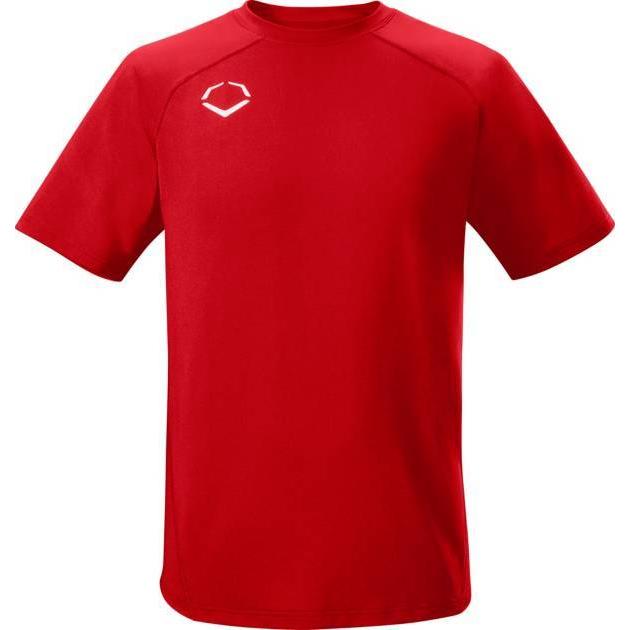 【即納&大特価】  Training Team Pro Men's EvoShield Tシャツ 野球 メンズ エボーシールド T-Shirt Scarlet - パーカー