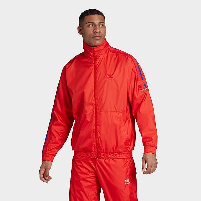 adidas originals red trefoil jacket