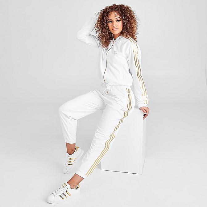 アディダス レディース トラックパンツ adidas Originals SST 2.0 Track Pants ジャージー White/Gold  :GK1714-100:バッシュ アパレル troisHOMME - 通販 - Yahoo!ショッピング