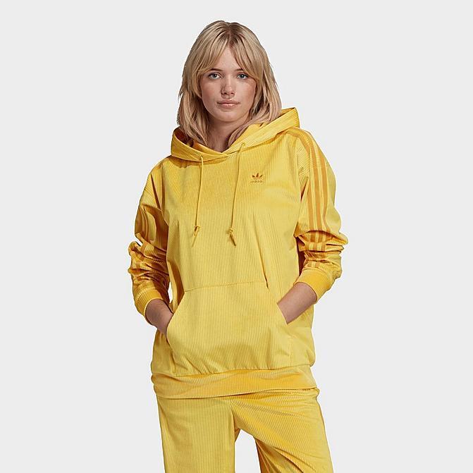 adidas originals yellow hoodie