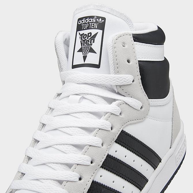 アディダス メンズ スニーカー Adidas Top Ten Rb Casual Shoes - White/Black 