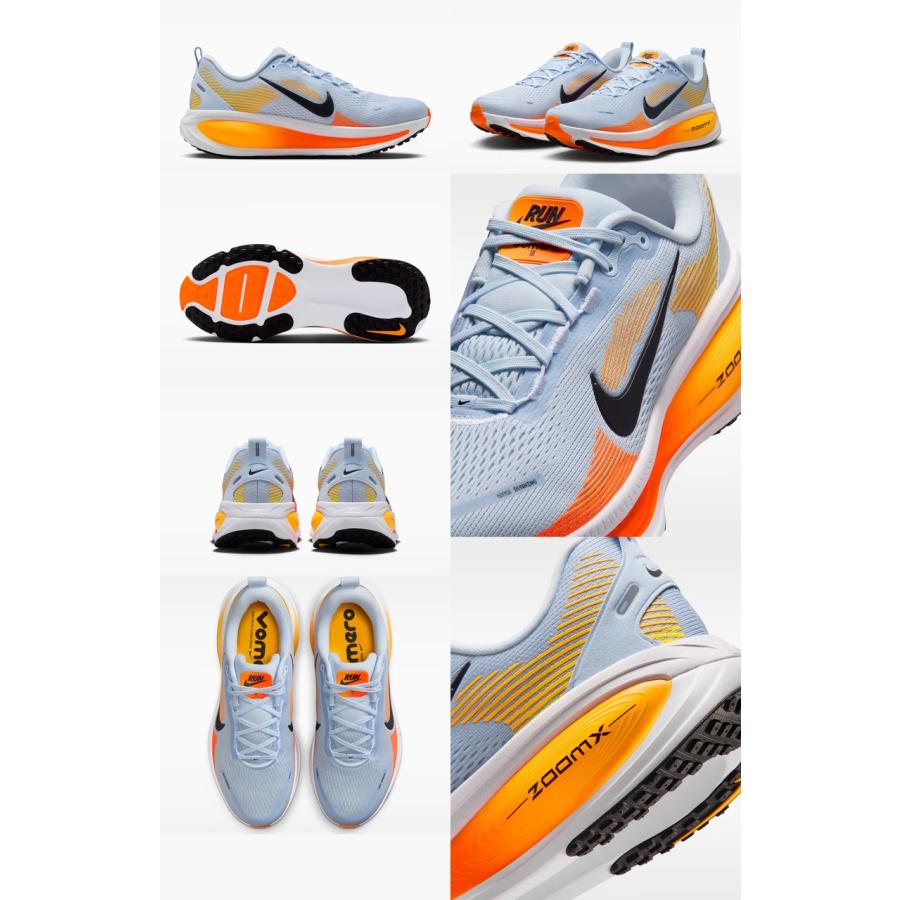 Nike ボメロ18 26㎝　新品 ホワイト/オレンジ/イエロー NIKE（ナイキ） スニーカー メンズ ボメロ 18 ランニングシューズ