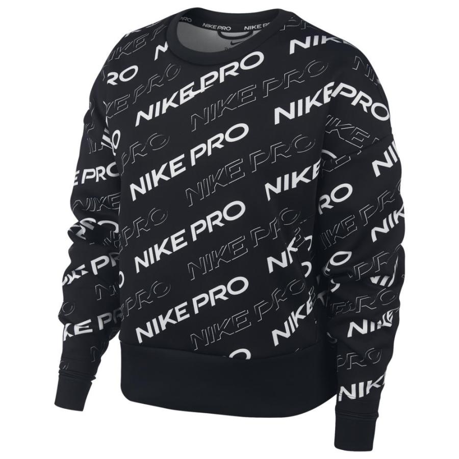 ナイキ レディース トレーナー Nike Pro Print Fleece Crew スウェット Black Metallic Silver J バッシュ アパレル Troishomme 通販 Yahoo ショッピング