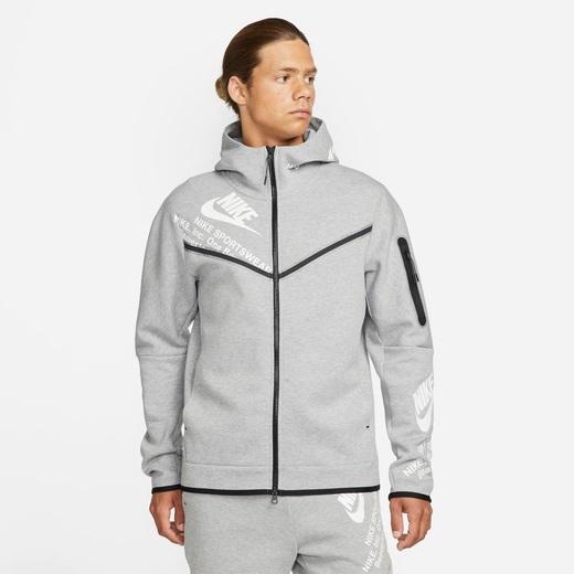 ナイキ メンズ パーカー Nike Tech Fleece Full-Zip GX Hoodie - Grey 