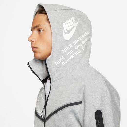 ナイキ メンズ パーカー Nike Tech Fleece Full-Zip GX Hoodie - Grey 