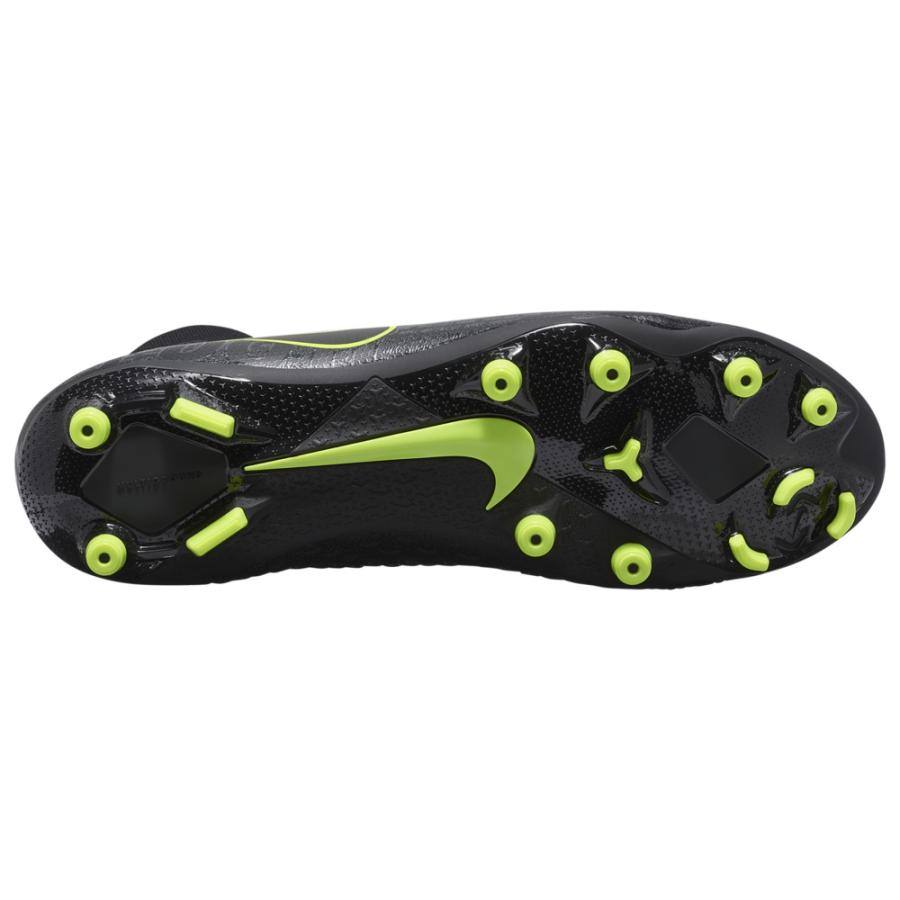 ナイキ メンズ ファントムビジョン サッカー スパイク Nike Phantom Vision Academy DF FG/MG - Black/Black/Volt｜troishomme｜03