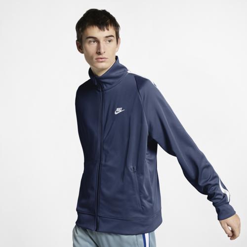 流行に ナイキ メンズ Nike N98 Tribute Jacket トラックジャケット ジャージ サッカー Midnight Navy White 偉大な Blog Lonolife Com