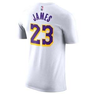 ナイキ メンズ Nike NBA Player Name  Number T-Shirt Tシャツ 半袖 NBA Los Angeles Lakers Lebron James White