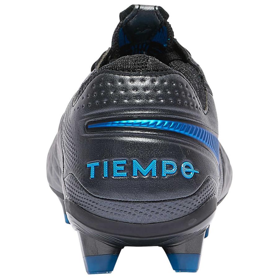 ナイキ サッカースパイク サッカーシューズ メンズ ティエンポレジェンド8 エリート ブラック 黒 ブルー 青 Nike Tiempo Legend 8 Elite FG Black/Blue Hero｜troishomme｜03