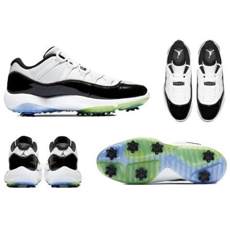即納 ジョーダン メンズ レトロ１１ ゴルフシューズ Air Jordan 11 Retro Low Golf Concord ナイキ Nike White Black Vold 高額レア Zaq0963 101 バッシュ アパレル Troishomme 通販 Yahoo ショッピング