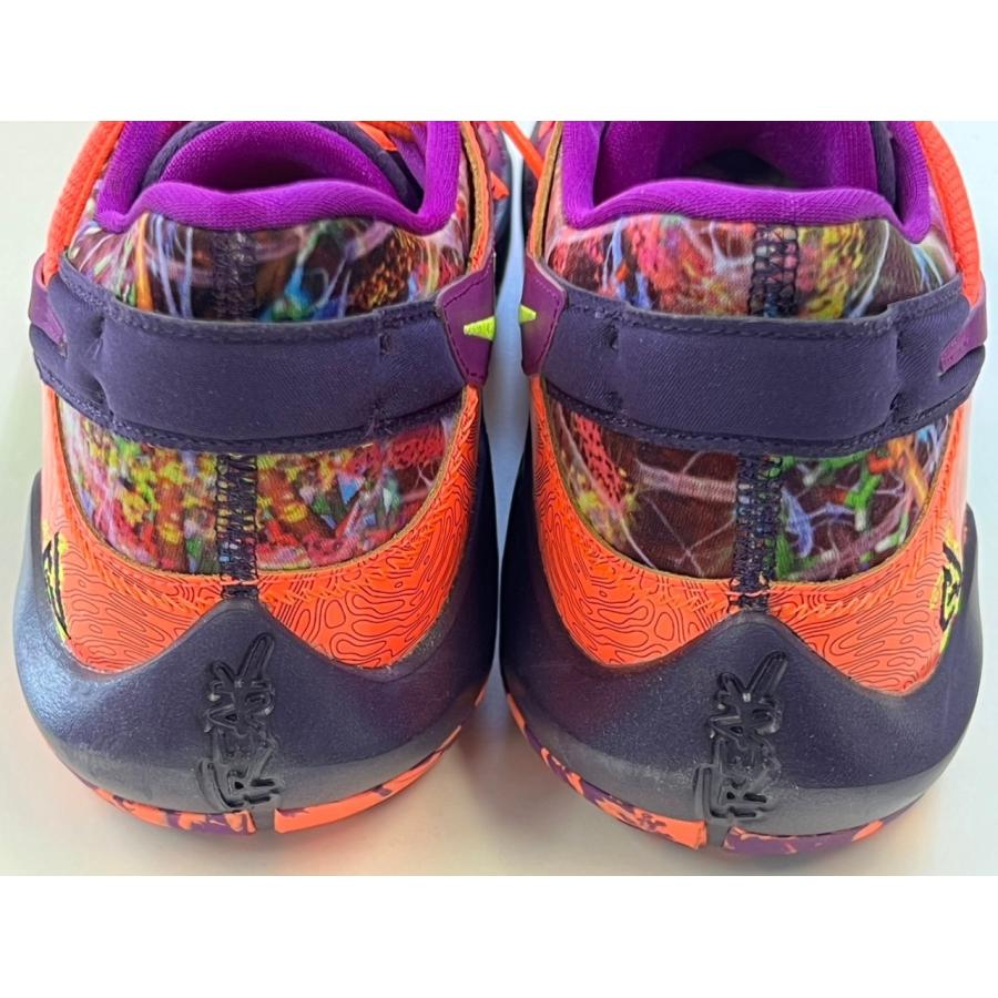 Nike バスケットボールシューズ ホワイト/グレー/ブラック/オレンジ中古品 フリーク（NIKE） バッシュ メンズ ナイキ ホワイト nike ヒモ