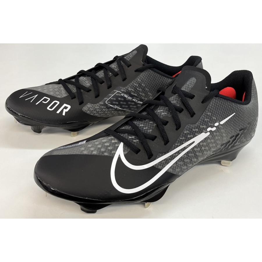 即納 ナイキ ヴェイパー ウルトラフライ エリート４ ロー メタル メンズ 野球 スパイク Nike React Vapor Ultrafly Elite 4 Low Metal - Black/White｜troishomme｜06