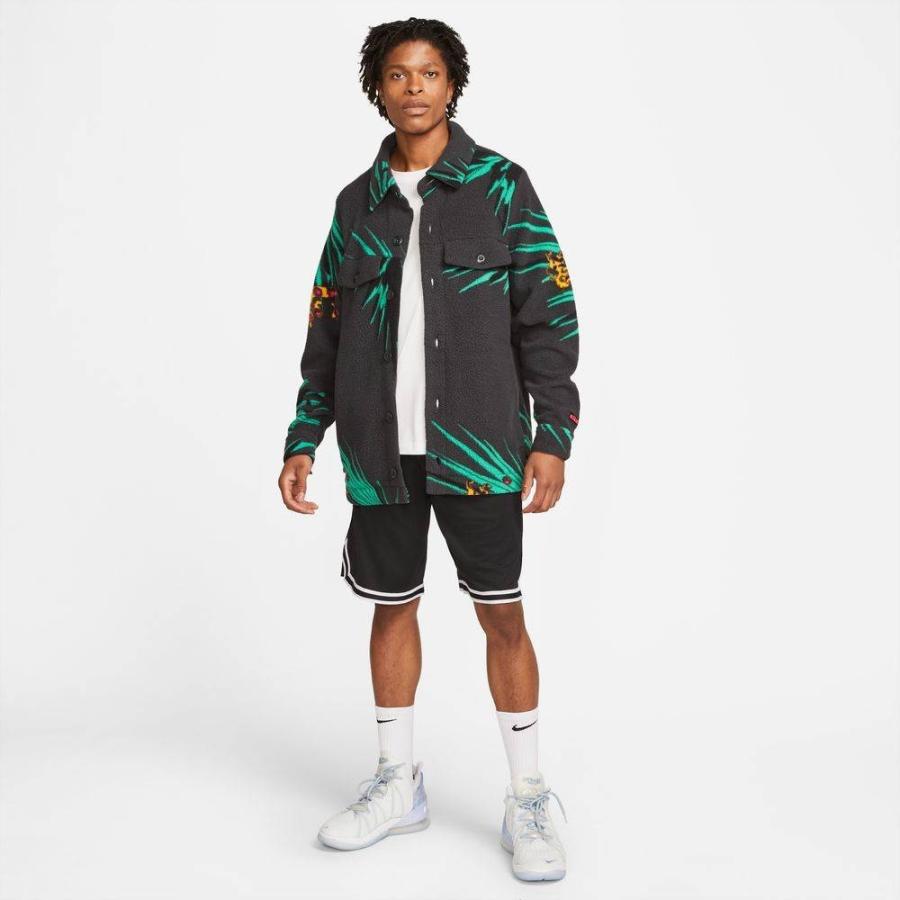 新品 ナイキ レブロン メンズ シェルパ シャツ フリース US:M レブロン（NIKE） 即納 ナイキ レブロン メンズ シェルパ シャツ