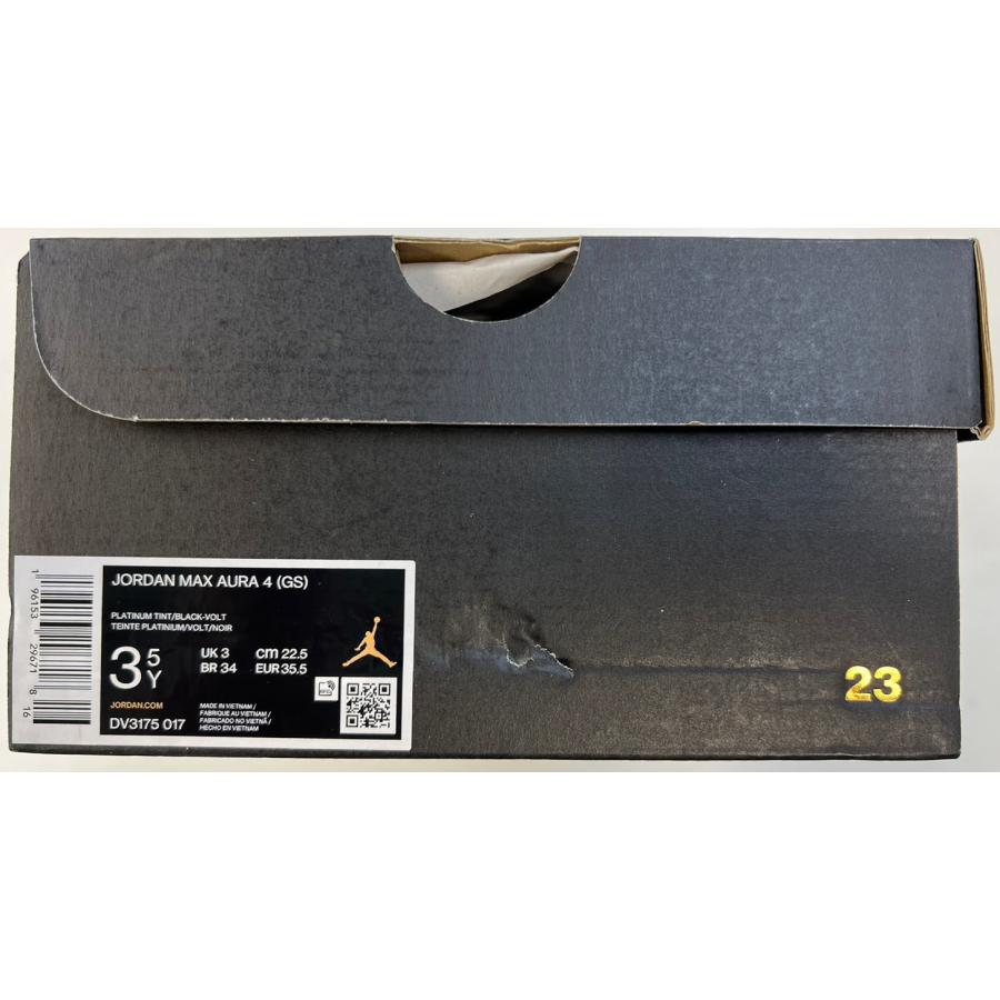 即納 ナイキ ジョーダン キッズ マックスオーラ4 バッシュ Nike Jordan Max Aura 4 (GS) - White/Black/Gold_5