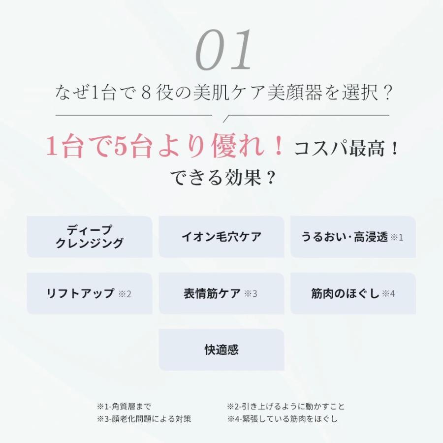 ANLAN（アンラン） 美顔器 1台8役 ems 毛穴 イオン導入 充電式 : 厳選