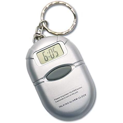 音声時計 キーホルダー 目覚まし時計 視覚障害 日本語 対応 音声
