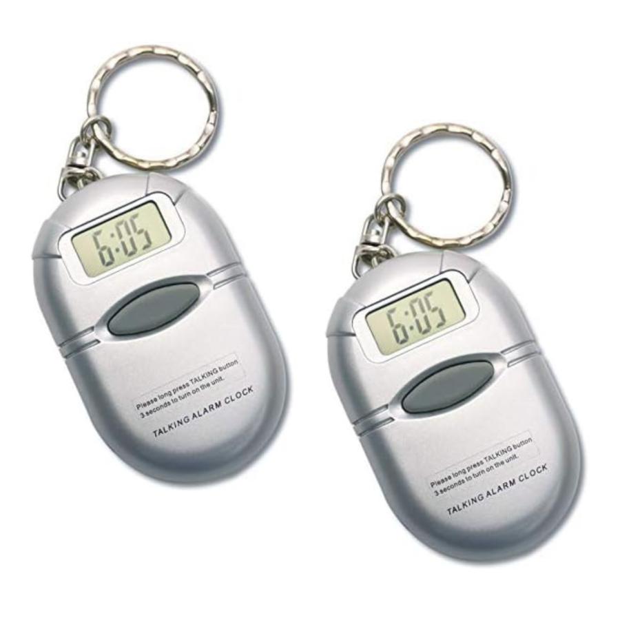 音声読み上げ時計 視覚障害者 対応 道具 便利グッズ キーホルダー