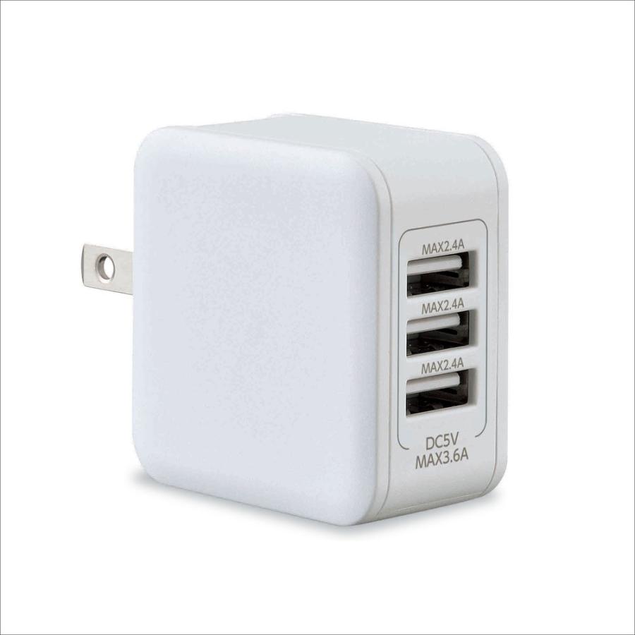 GEX（ジェックス） USBアダプター G-3.6A・3ポート : トロピカル