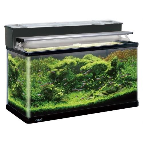 送料無料　ＧＥＸ　ラピレスＲＶ９０　ＬＥＤセット　90cm曲げガラス水槽・熱帯魚飼育セット　到着日時指定不可 | ラピレス | 04